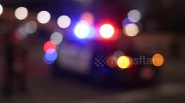 Massive show of force: LAPD on horseback and dozens of Police vehicles with sirens blaring on as anti-Ice Protests continue
