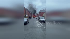 Ireland: Masked Protesters Hurl Petrol Bombs As Chaos Erupts In Ballymena Ireland