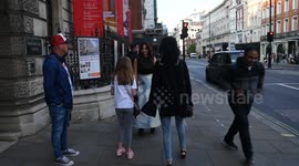 Jenna Coleman arrives at the Royal Academy Summer Exhibition celebrity launch party