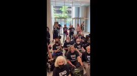 US: Protesters Occupy Maersk HQ Lobby, Demand End to Military Shipments to Israel