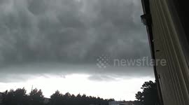 Dark clouds loom over Texas as storm approaches