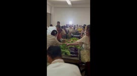 Wedding guests given fresh vegetables as practical gifts
