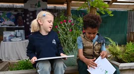 Girl, 6, becomes one of UK's youngest authors - after being discovered by boy, 6