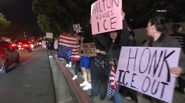 US, Bakersfield: Los Angeles ICE Protest Day 6 in Glendale Part 3