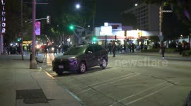 US, Bakersfield: Los Angeles Ice Protest Day 6 In Whittier Hotel Housing ICE Agents and Vehicles Vandalized Part 5