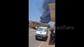 Passenger Plane Crashes at Ahmedabad Airport in Gujarat, India