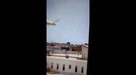 Air India plane seen exploding in fireball as it crashes