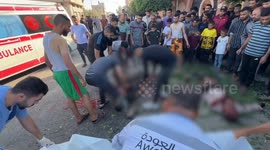 3 Palestinians killed in Israeli strike on central Gaza Strip