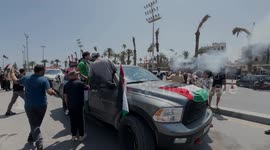 Libya: Libyans welcome Maghreb Resistance Convoy in capital Tripoli with joy