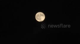 Morocco: Full moon illuminates Rabat's skyline with stunning views