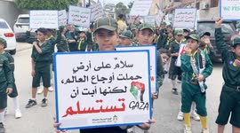 Libya: Maghreb Resistance Convoy greeted with roses in Libya's Misrata on way to Gaza