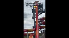 Wig out! Slide at full speed hilariously takes wig off—4M can’t stop laughing