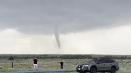 Rope Tornado Near Arnett, Oklahoma
