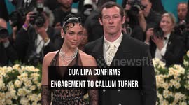Dua Lipa confirms engagement to Callum Turner