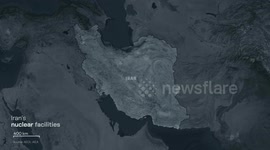 Iran: MOTION GRAPHIC – Key nuclear sites across Iran
