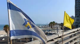 Tel Aviv beach empty after Israel strikes on Iran nuclear sites
