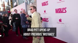 Brad Pitt opens up about previous 'mistakes'