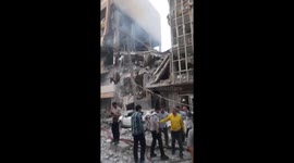 Iran: Apartments in Tehran Destroyed by Israeli Bombing