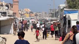 Thousands flee Khan Younis after Israeli warning, head west in Gaza
