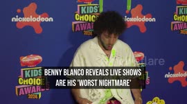 Benny Blanco reveals live shows are his 'worst nightmare'