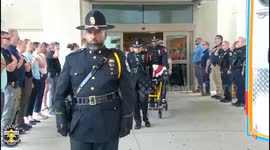 Louisville Officers Honor Fallen Detective in Hospital Tribute