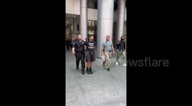 US: Police arrests pro-Palestine protesters inside the lobby of Maersk’s offices in NYC