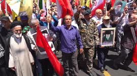 Iran: Thousands rally in Tehran after prayers to protest Israeli attacks and demand response