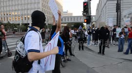 ANTI-ICE PROTEST DOWNTOWN LOS ANGELES