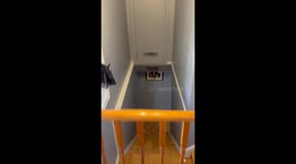 Inconvenient Closet Over the Stairs