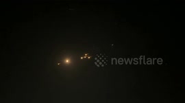 Multiple rockets observed over Bethlehem as Iran launches missiles at Israel