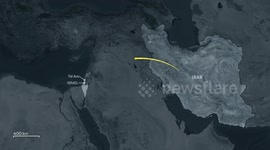 Israel: MOTION GRAPHIC - Iran retaliates with missile attack on Israel
