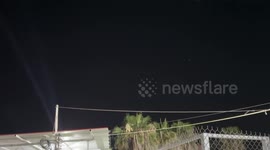 Missiles seen over Gaza as Iran launches retaliatory strike on Israel (2)