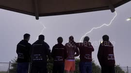 Compilation Video Captures Severe Thunderstorms Batter Kent After Amber Warning