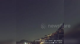 Spain: Blazing Fireball Lights Up Spanish Sky And Rivals Full Moon In Spectacle