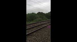 East Coast Train at Speed