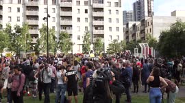 Black Lives Matter protest and rally in East London,UK