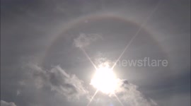 Solar Halo, amazing optical phenomenon on sky