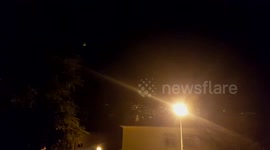 Rare storm in Funchal, Madeira Island