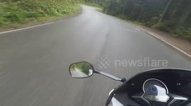 First Motorcycle Accident Low Sided on Mount Baker
