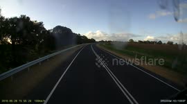 Close call overtaking a b double