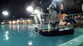 20160814 - Cardboard boat race - Heat # 3