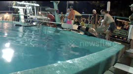 20160814 - Cardboard boat race - Heat #4 - Titanic award winner