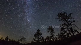 Perseid meteor shower 2016 reaching its peak over California, USA