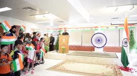 Consulate General of India (Toronto) Mr. Dinesh Bhatia speaking on India`s Independence day