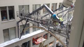 Construction of Historic Curtis Center in Philadelphia
