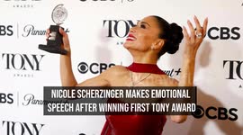 NEWS OF THE WEEK: Nicole Scherzinger makes emotional speech after winning first Tony Award