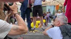 Protesters ridicule Trump outside the Embassy of USA in London during ‘No Tyrants’ demonstration