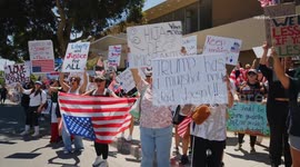 US, Bakersfield: Bakersfield No Kings Protestors Rally6Part 1