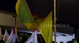 Iraq: Protesters rally near Baghdad's Green Zone against Israeli strikes on Iran