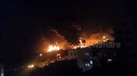 Iran: The oil depot in Tehran is burning after an Israeli attack